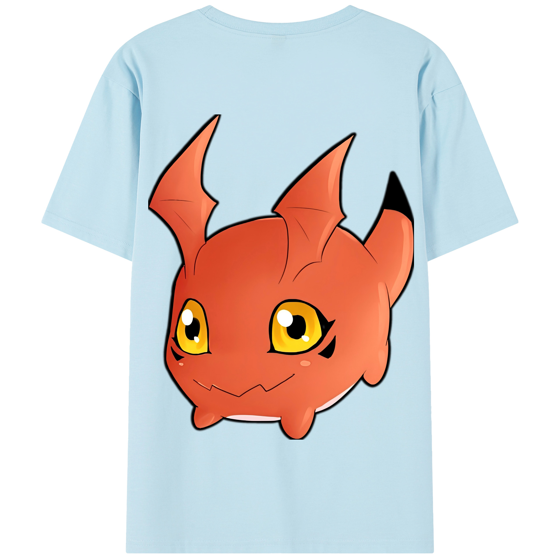 （画像用） Digimon デジタルモンスター/デジモン 綿100％半袖Tシャツ（背面プリント）